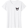 image:imageSanrio Kuromi Front and Back Logo Tee Shirt TShirtWhite