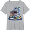 image:imageToca Life x Hello Kitty amp Friends Arcade TShirtHeather Grey