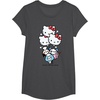 image:imageToca Life x Hello Kitty amp Friends Balloons TShirtDark Heather Grey