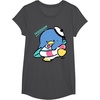 image:imageTuxedosam Beach Day Summer TShirtDark Heather Grey