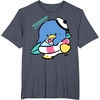 image:imageTuxedosam Beach Day Summer TShirtHeather Blue