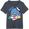 image:imageTuxedosam Beach Day Summer TShirtHeather Blue
