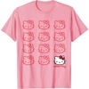 image:imageHello Kitty Classic Fit TShirt  Adult Black Crew Neck CottonPolyester Short SleevePink