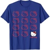 image:imageHello Kitty Classic Fit TShirt  Adult Black Crew Neck CottonPolyester Short SleeveRoyal Blue