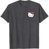 image:imageHello Kitty Front and Back Logo Tee Shirt TShirtDark Heather Grey