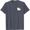 image:imageHello Kitty Front and Back Logo Tee Shirt TShirtHeather Blue