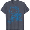 image:imageHello Kitty Retro Bike Ride Tee Shirt TShirtHeather Blue