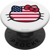 image:imageHello Kitty USA Flag Americana Patriotic PopSockets MagSafe PopGrip for iPhoneStandard