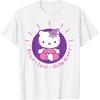 image:imageHello Kitty Yoga Peace Love Lotus Meditation TShirtWhite