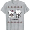image:imageHello Kitty and Dear Daniel Just Married Tee Shirt TShirtHeather Grey