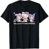 image:imageSanrio Hello Kitty and Friends Flower Crowns TShirt Small BlackBlack