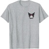 image:imageSanrio Kuromi Front and Back Logo Tee Shirt TShirtHeather Grey