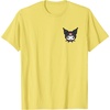 image:imageSanrio Kuromi Front and Back Logo Tee Shirt TShirtLemon Yellow