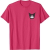 image:imageSanrio Kuromi Front and Back Logo Tee Shirt TShirtRed Heather