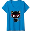 image:imageWomens Chococat Nerd Glasses VNeck TShirtSapphire Blue