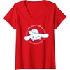 image:imageWomens Cinnamoroll Let the Good Times Roll VNeck TShirtRed