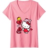 image:imageWomens Hello Kitty Be Mine Candy Gifts Valentines VNeck TShirt SmallPink