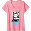 image:imageWomens Pochacco Summer Drink VNeck TShirtPink