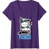image:imageWomens Pochacco Summer Drink VNeck TShirtPurple