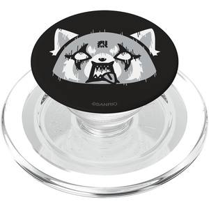 image:imageAggretsuko Black and White Rage PopSockets MagSafe PopGrip for iPhoneMagSafe