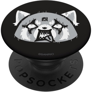 image:imageAggretsuko Black and White Rage PopSockets MagSafe PopGrip for iPhoneStandard