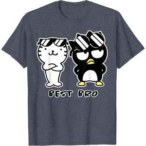 image:imageBadtzMaru Best Bros Tee Shirt TShirtHeather Blue