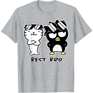 image:imageBadtzMaru Best Bros Tee Shirt TShirtHeather Grey