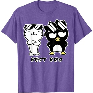 image:imageBadtzMaru Best Bros Tee Shirt TShirtPurple Heather