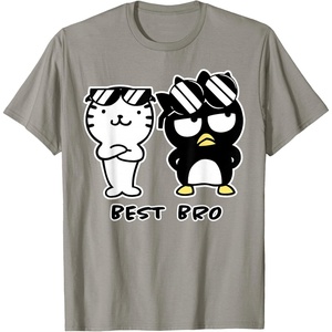 image:imageBadtzMaru Best Bros Tee Shirt TShirtSlate Grey