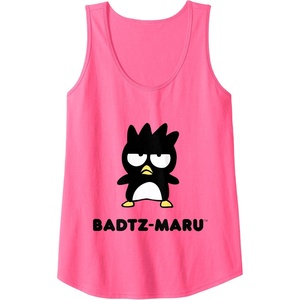 image:imageBadtzMaru Character Front and Back Tank TopNeon Pink