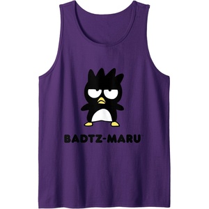 image:imageBadtzMaru Character Front and Back Tank TopPurple
