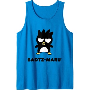 image:imageBadtzMaru Character Front and Back Tank TopSapphire Blue
