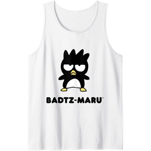 image:imageBadtzMaru Character Front and Back Tank TopWhite