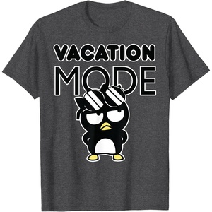 image:imageBadtzMaru Vacation Mode TShirtDark Heather Grey