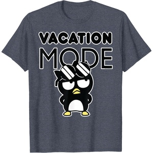 image:imageBadtzMaru Vacation Mode TShirtHeather Blue
