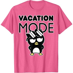 image:imageBadtzMaru Vacation Mode TShirtPink Heather