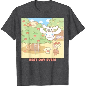 image:imageCinnamoroll Best Day Ever Apple Picking TShirtDark Heather Grey