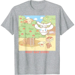 image:imageCinnamoroll Best Day Ever Apple Picking TShirtHeather Grey