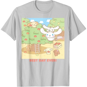 image:imageCinnamoroll Best Day Ever Apple Picking TShirtSilver Grey