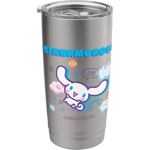 image:imageCinnamoroll Digital Stainless Steel Insulated TumblerBrushed Steel