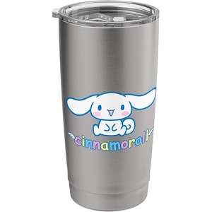 image:imageCinnamoroll Front amp Back Stainless Steel Insulated TumblerBrushed Steel