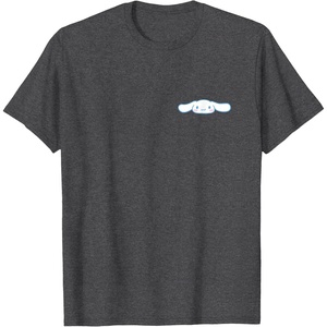 image:imageCinnamoroll Front and Back Logo Tee Shirt TShirtDark Heather Grey