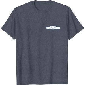 image:imageCinnamoroll Front and Back Logo Tee Shirt TShirtHeather Blue