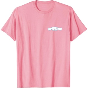 image:imageCinnamoroll Front and Back Logo Tee Shirt TShirtPink