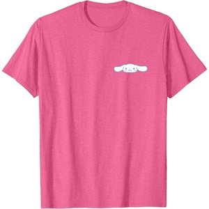 image:imageCinnamoroll Front and Back Logo Tee Shirt TShirtPink Heather