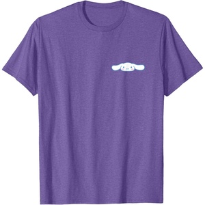 image:imageCinnamoroll Front and Back Logo Tee Shirt TShirtPurple Heather