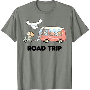 image:imageCinnamoroll Road Trip TShirtOlive Heather