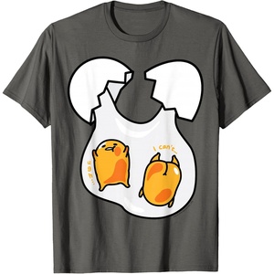 image:imageGudetama Lazy Egg Twins Tee Shirt TShirtAsphalt Grey
