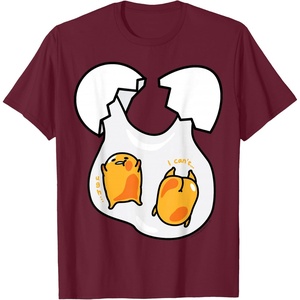 image:imageGudetama Lazy Egg Twins Tee Shirt TShirtBurgundy