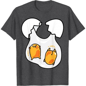 image:imageGudetama Lazy Egg Twins Tee Shirt TShirtDark Heather Grey
